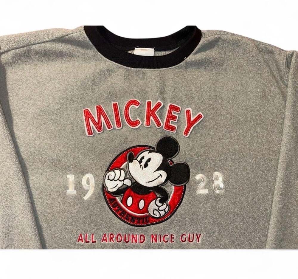 Disney Store Mickey Mouse 1928 Sweatshirt Size XXL Gray